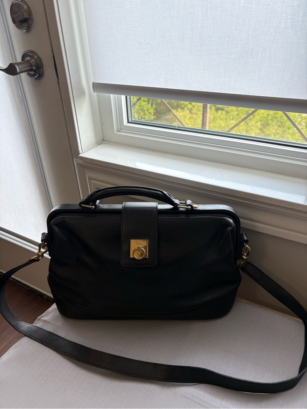 Vintage Celine leather doctor bag!